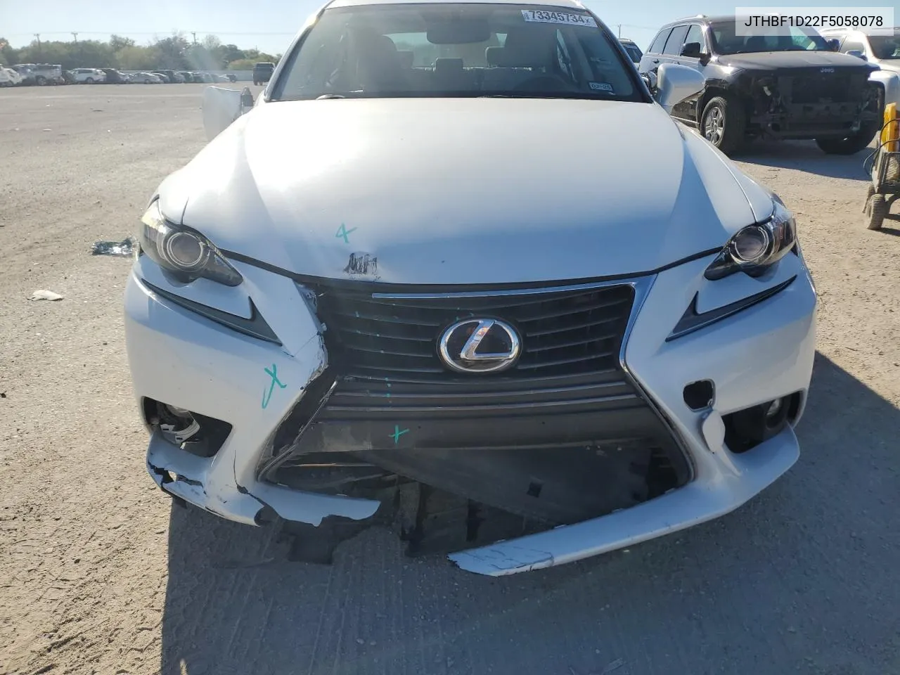 2015 Lexus Is 250 VIN: JTHBF1D22F5058078 Lot: 73345734