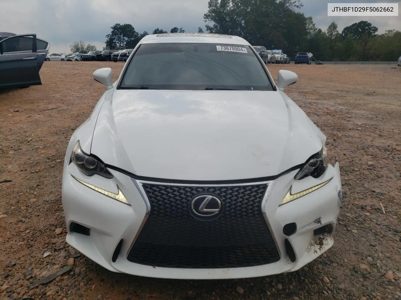 2015 Lexus Is 250 VIN: JTHBF1D29F5062662 Lot: 73670904