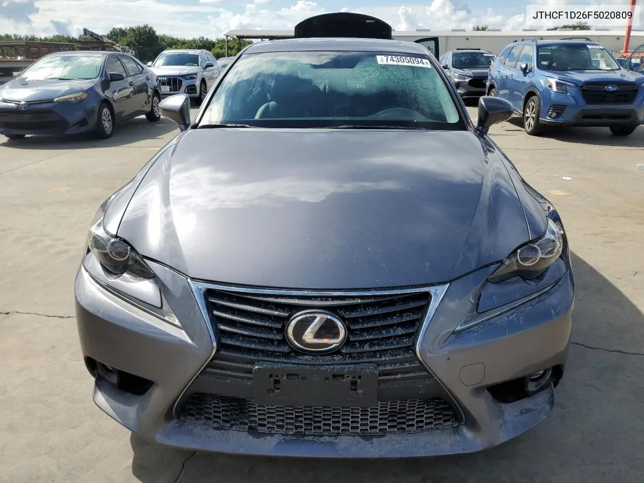 2015 Lexus Is 250 VIN: JTHCF1D26F5020809 Lot: 74305094