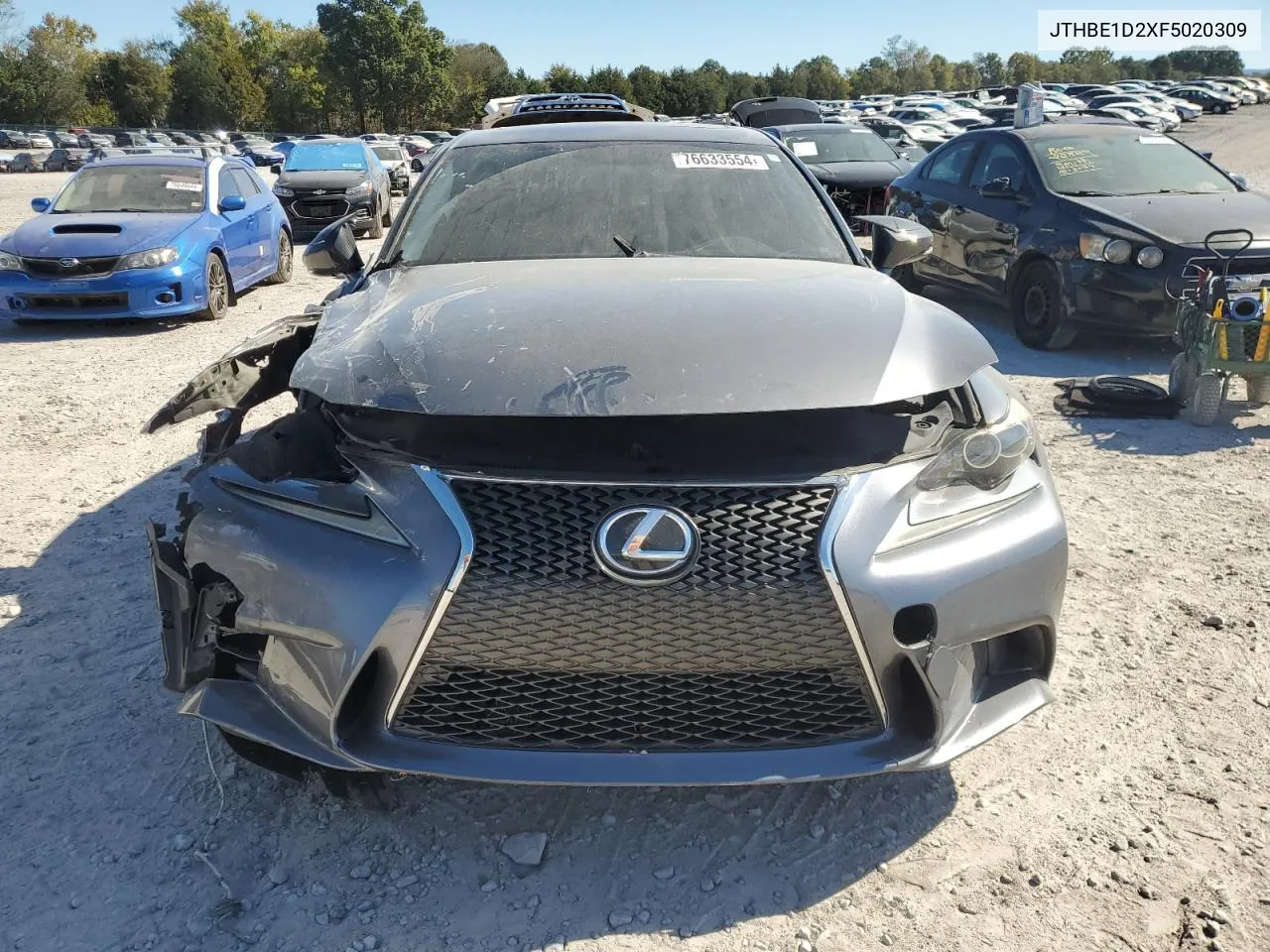 2015 Lexus Is 350 VIN: JTHBE1D2XF5020309 Lot: 76633554