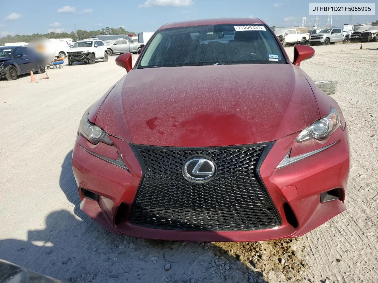 2015 Lexus Is 250 VIN: JTHBF1D21F5055995 Lot: 77554354