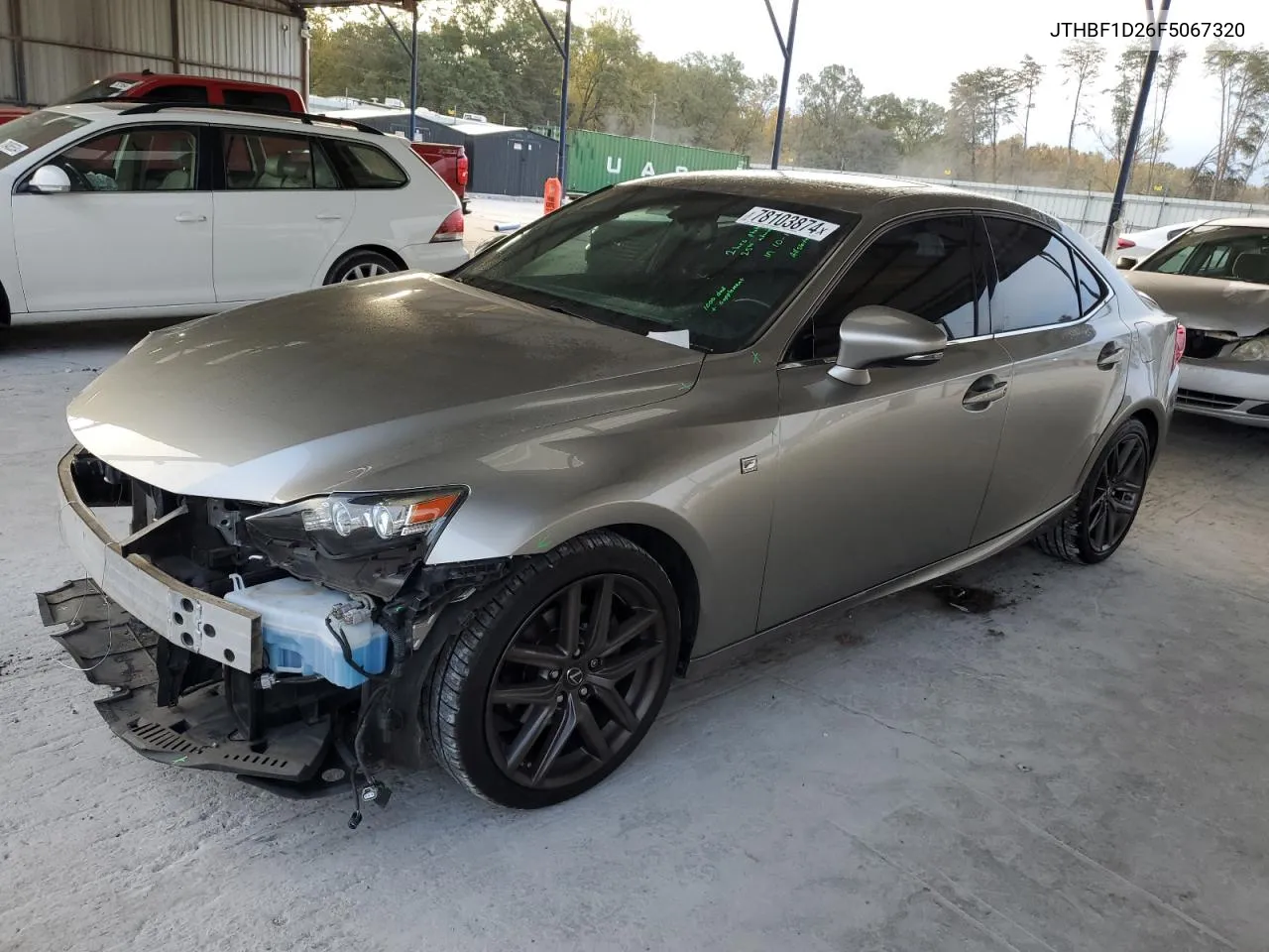 2015 Lexus Is 250 VIN: JTHBF1D26F5067320 Lot: 78103874