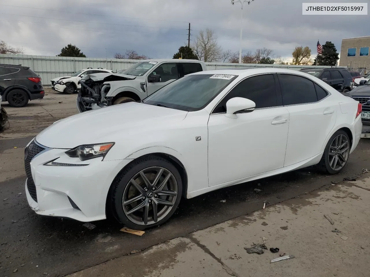 2015 Lexus Is 350 VIN: JTHBE1D2XF5015997 Lot: 80077644