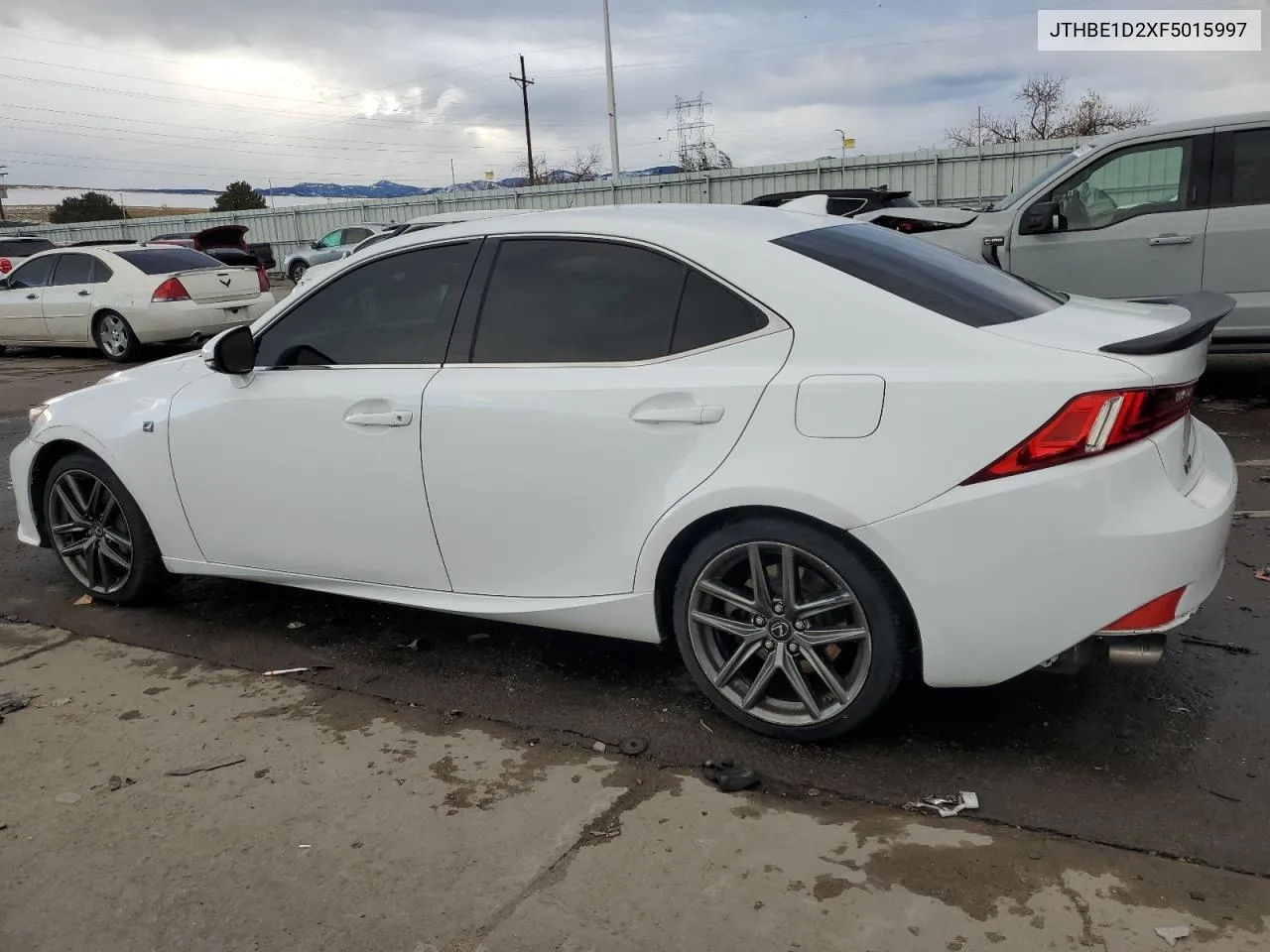 2015 Lexus Is 350 VIN: JTHBE1D2XF5015997 Lot: 80077644