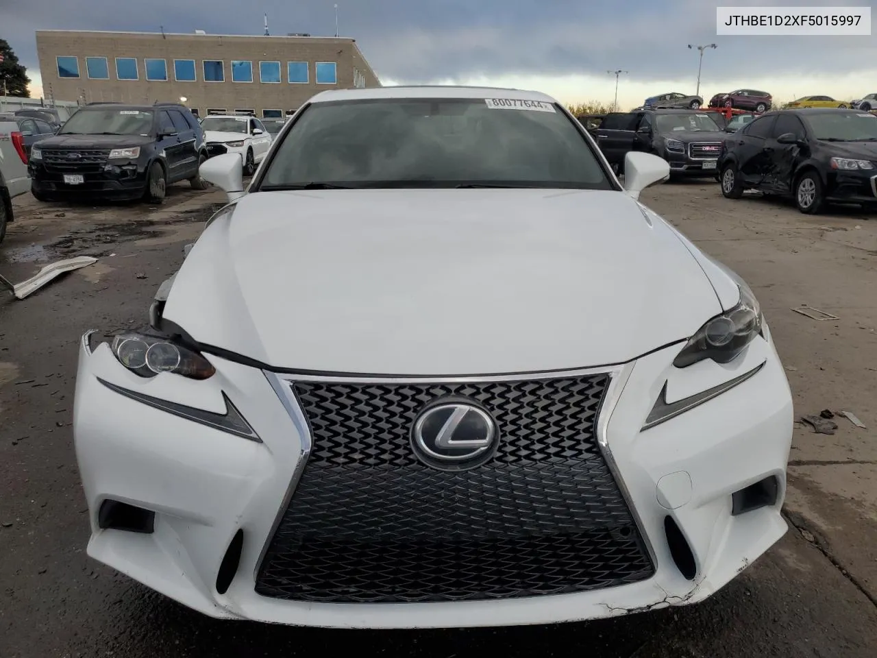 2015 Lexus Is 350 VIN: JTHBE1D2XF5015997 Lot: 80077644