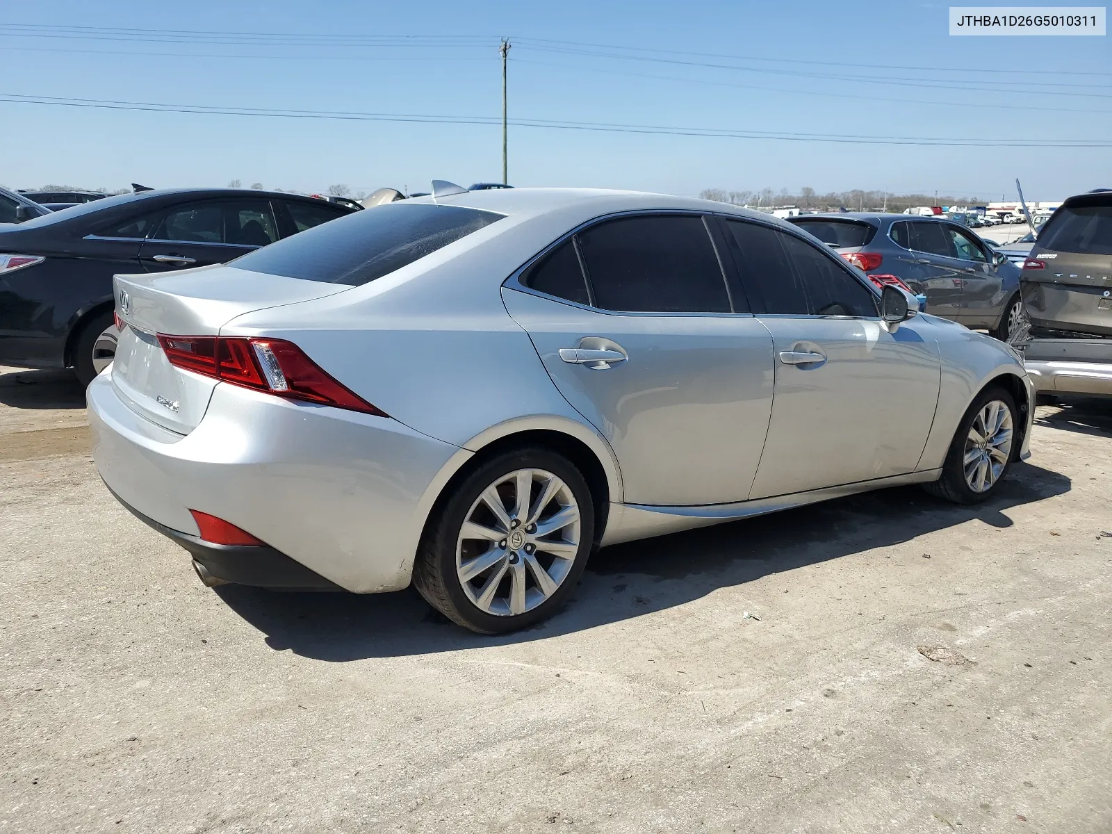 2016 Lexus Is 200T VIN: JTHBA1D26G5010311 Lot: 48662604