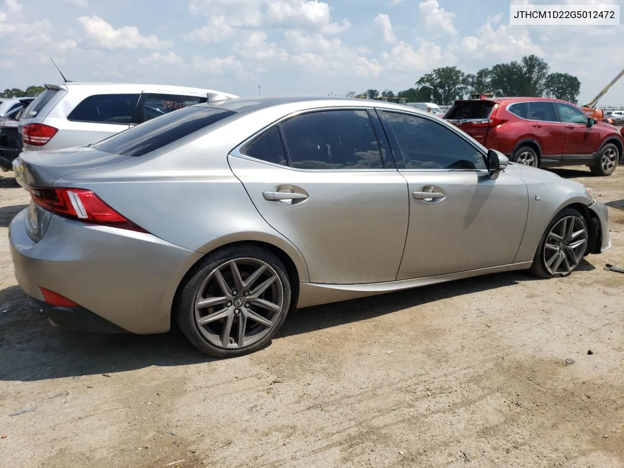 2016 Lexus Is 300 VIN: JTHCM1D22G5012472 Lot: 58124784