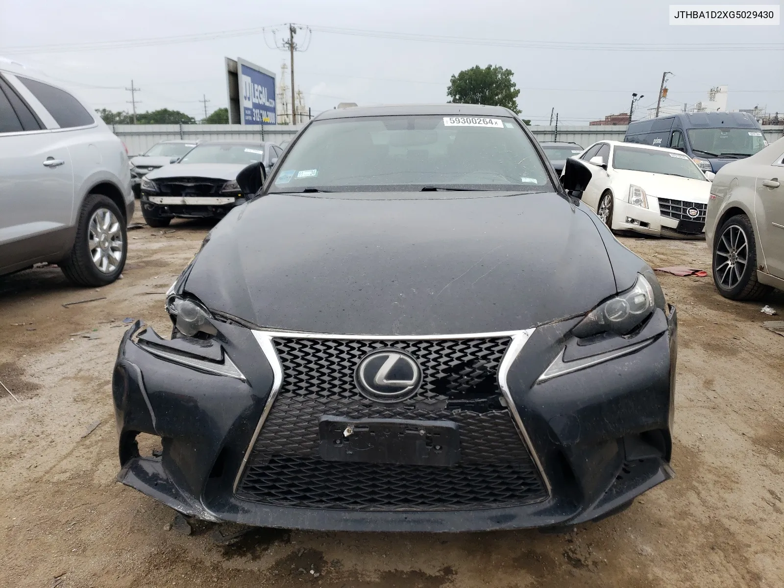 2016 Lexus Is 200T VIN: JTHBA1D2XG5029430 Lot: 59300264