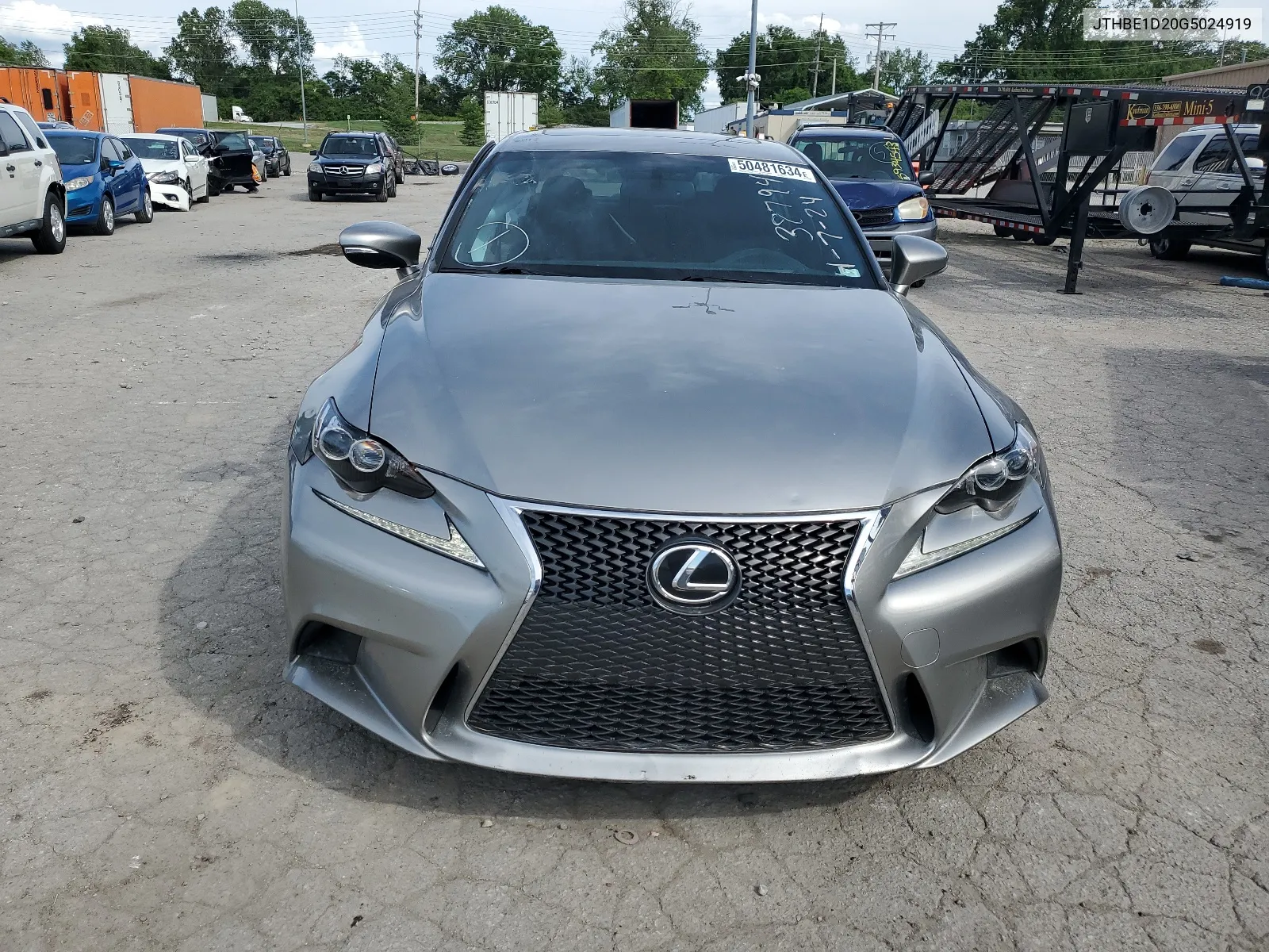 2016 Lexus Is 350 VIN: JTHBE1D20G5024919 Lot: 59738014