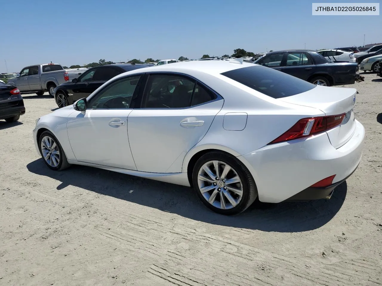 2016 Lexus Is 200T VIN: JTHBA1D22G5026845 Lot: 61546364