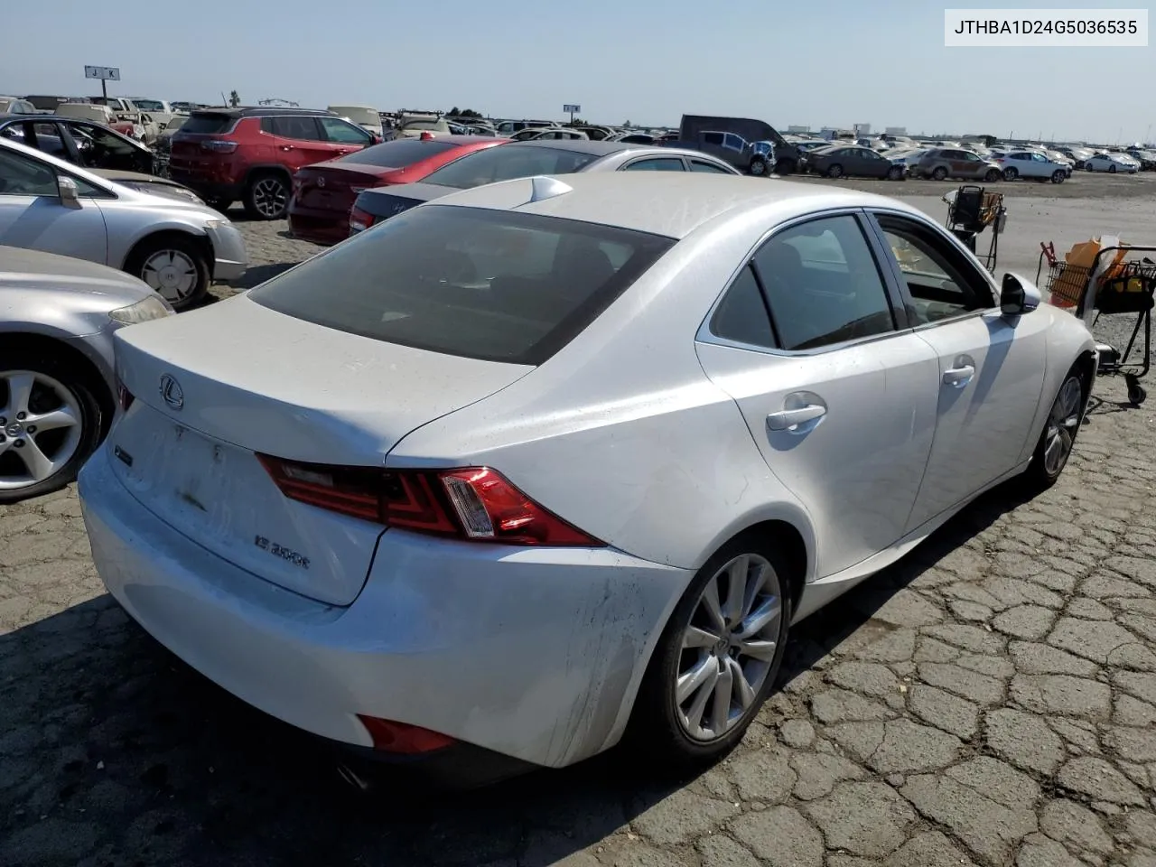 2016 Lexus Is 200T VIN: JTHBA1D24G5036535 Lot: 62486774