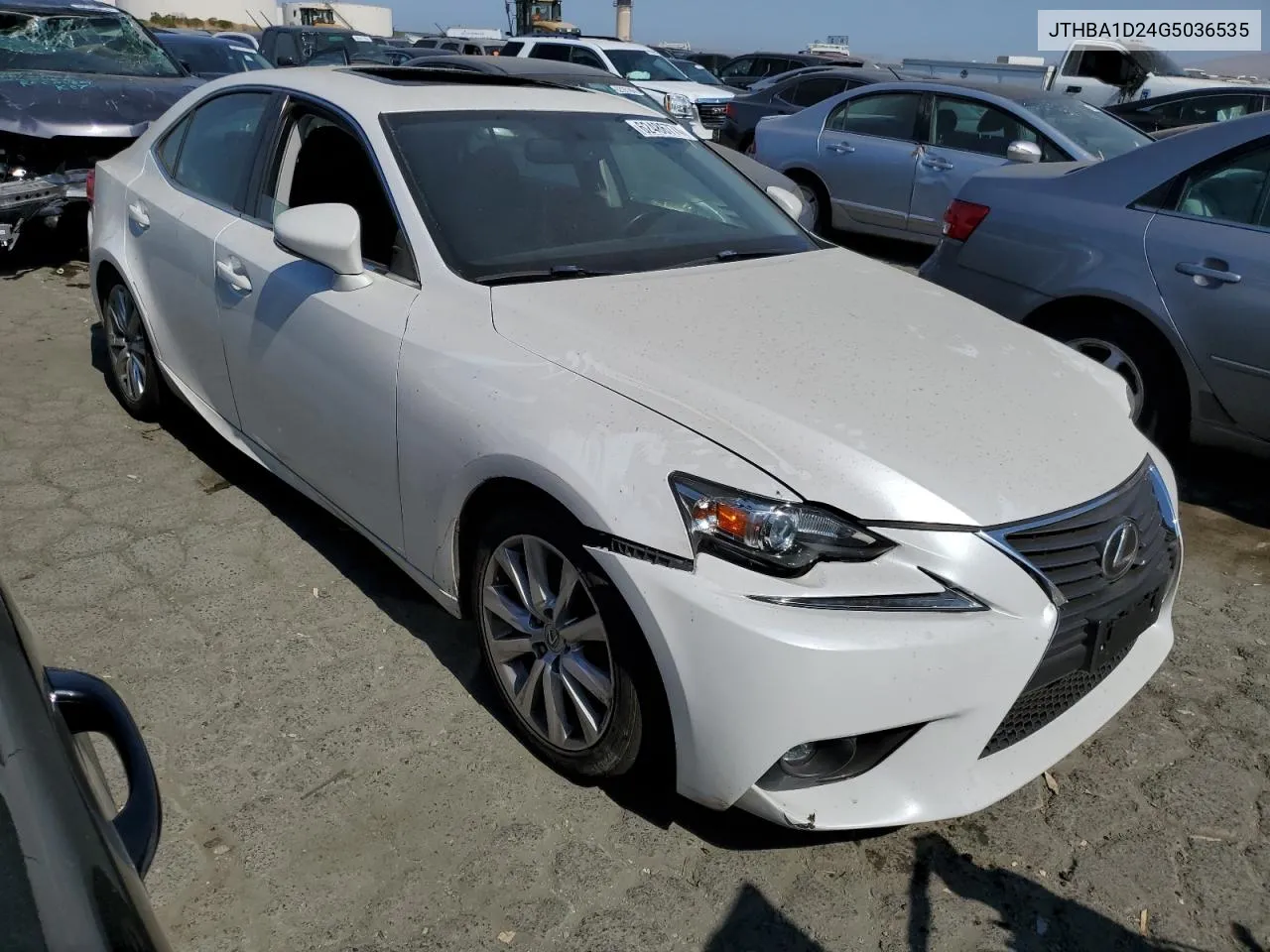 2016 Lexus Is 200T VIN: JTHBA1D24G5036535 Lot: 62486774