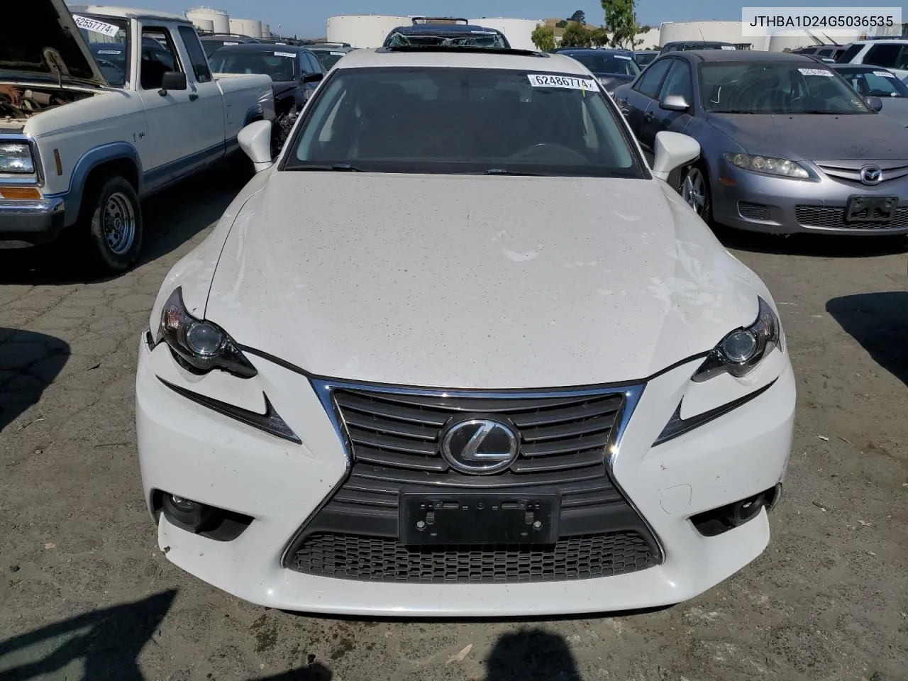 2016 Lexus Is 200T VIN: JTHBA1D24G5036535 Lot: 62486774