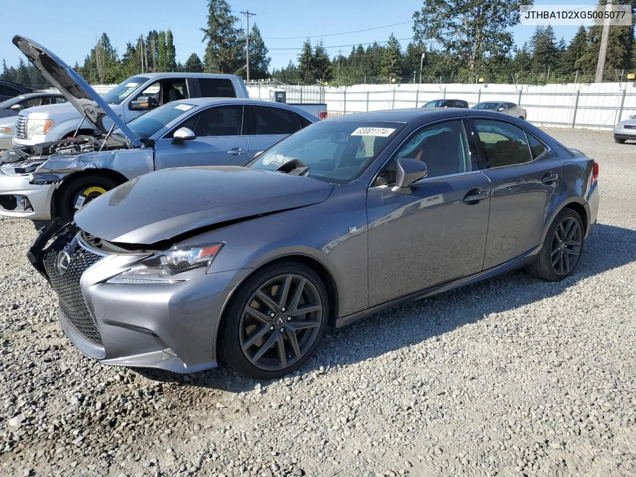 2016 Lexus Is 200T VIN: JTHBA1D2XG5005077 Lot: 63001174