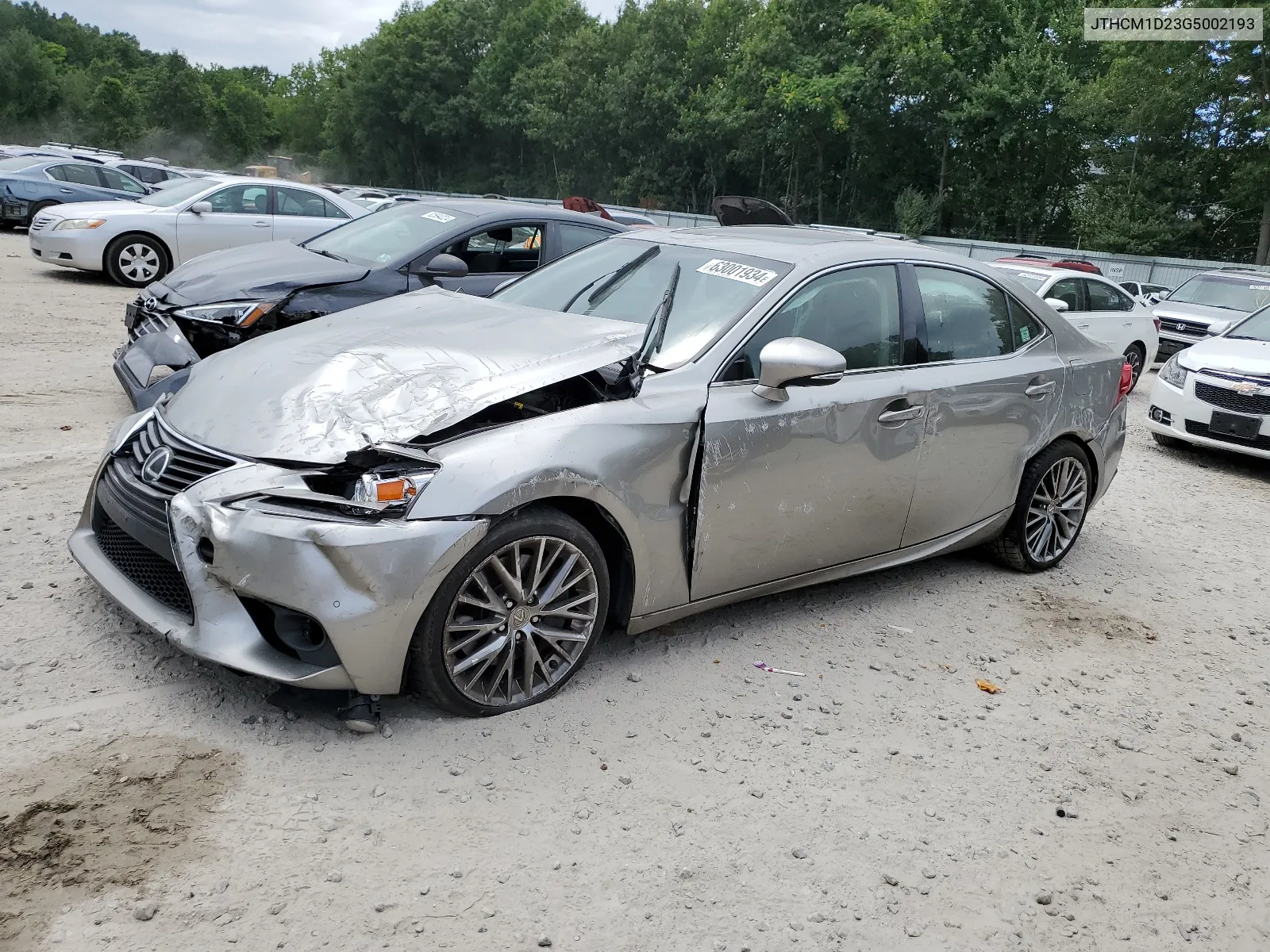 2016 Lexus Is 300 VIN: JTHCM1D23G5002193 Lot: 63001934