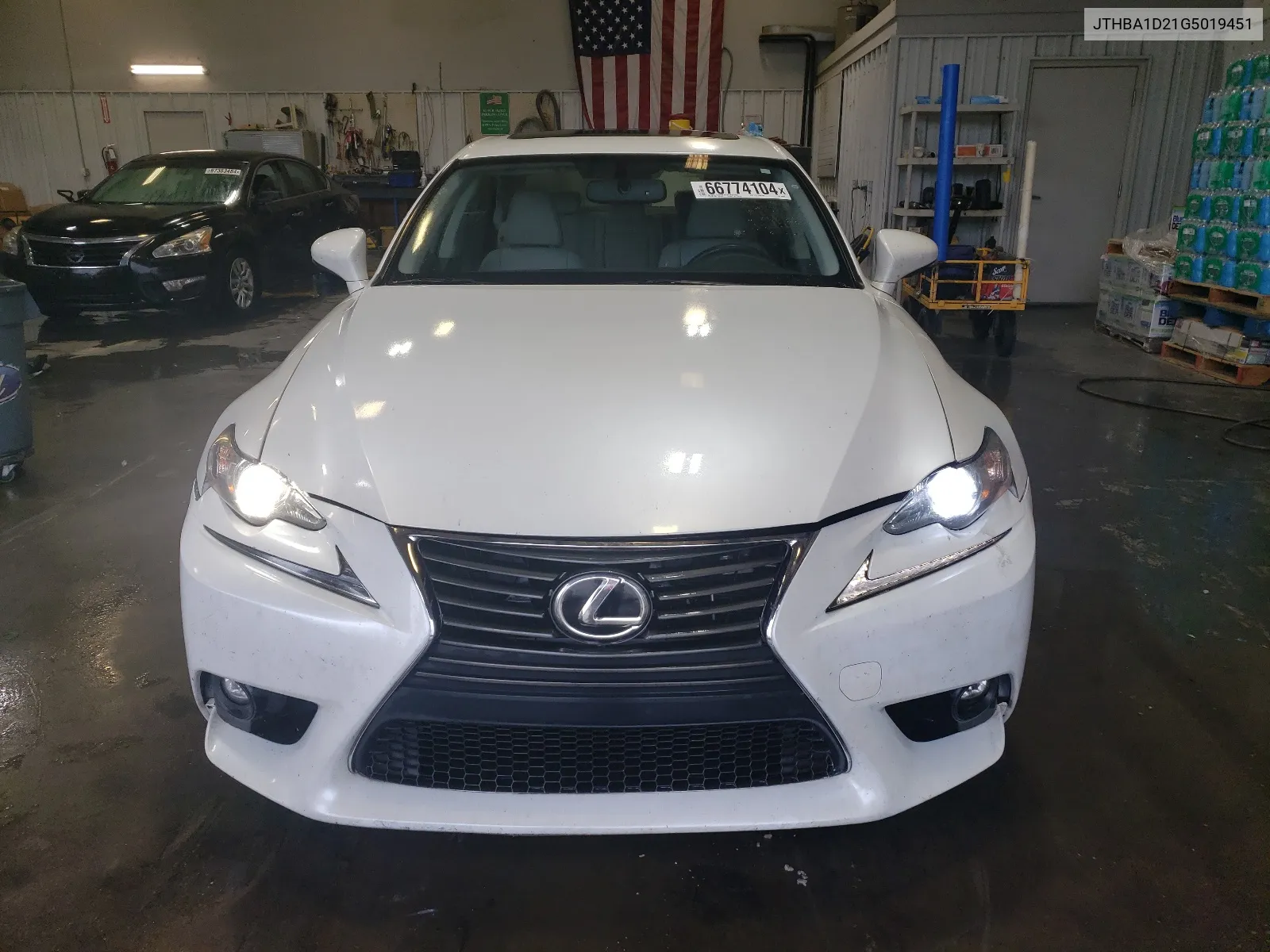 2016 Lexus Is 200T VIN: JTHBA1D21G5019451 Lot: 66774104