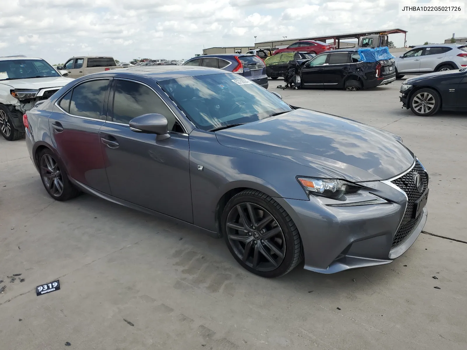 2016 Lexus Is 200T VIN: JTHBA1D22G5021726 Lot: 68319154