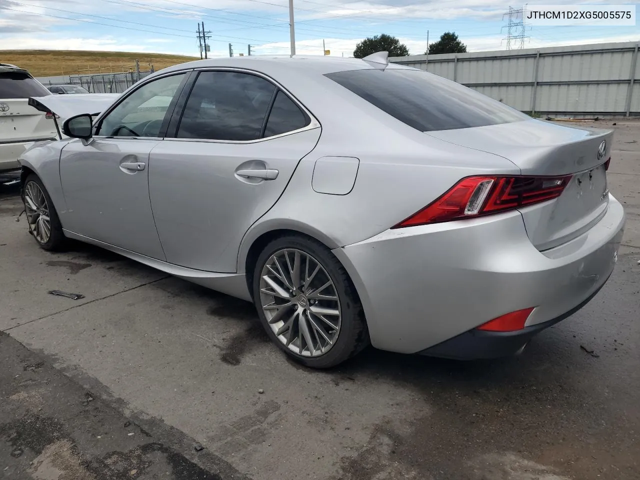 2016 Lexus Is 300 VIN: JTHCM1D2XG5005575 Lot: 68472124