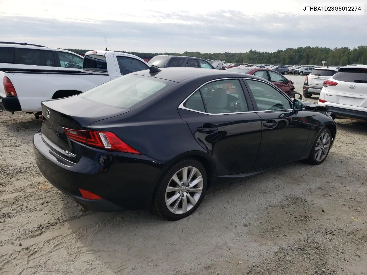 2016 Lexus Is 200T VIN: JTHBA1D23G5012274 Lot: 70189854