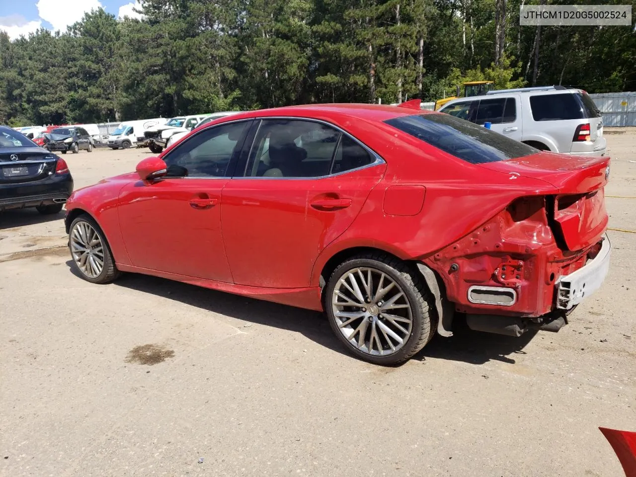 2016 Lexus Is 300 VIN: JTHCM1D20G5002524 Lot: 70497104