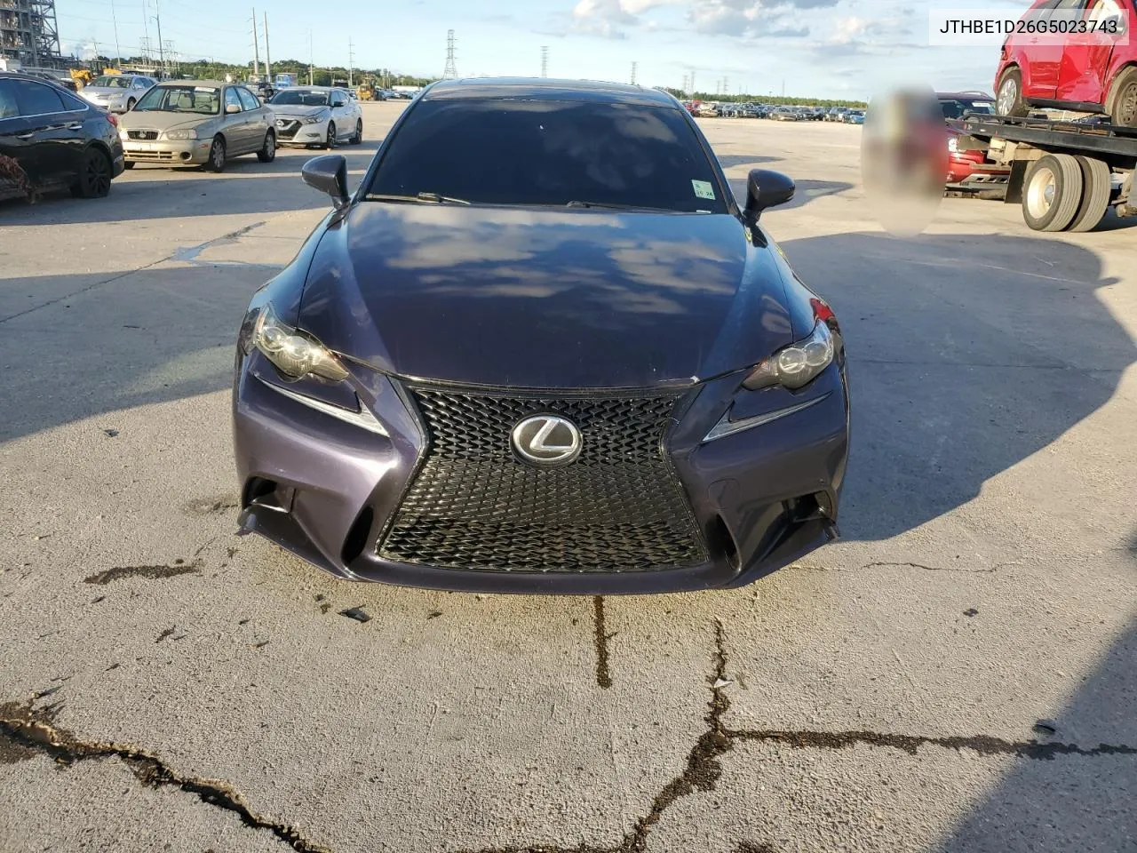 JTHBE1D26G5023743 2016 Lexus Is 350