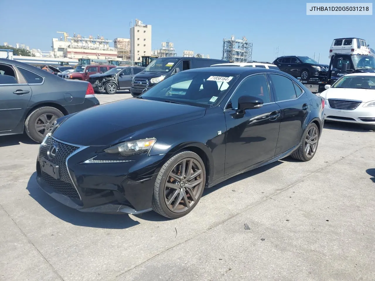 2016 Lexus Is 200T VIN: JTHBA1D20G5031218 Lot: 71856164