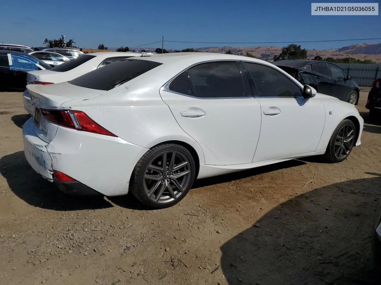 2016 Lexus Is 200T VIN: JTHBA1D21G5036055 Lot: 72085914