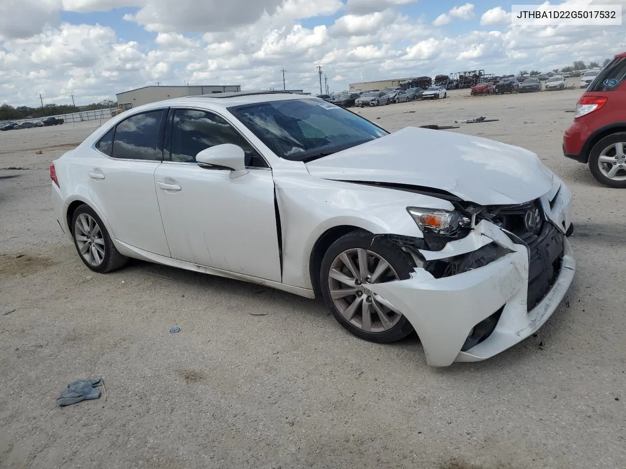 2016 Lexus Is 200T VIN: JTHBA1D22G5017532 Lot: 72334624