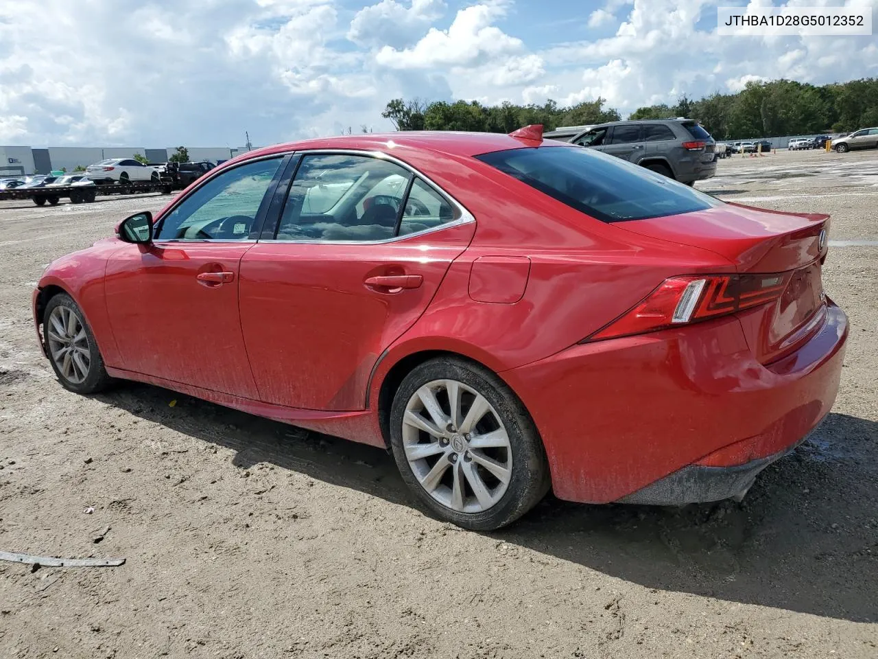 2016 Lexus Is 200T VIN: JTHBA1D28G5012352 Lot: 72750434