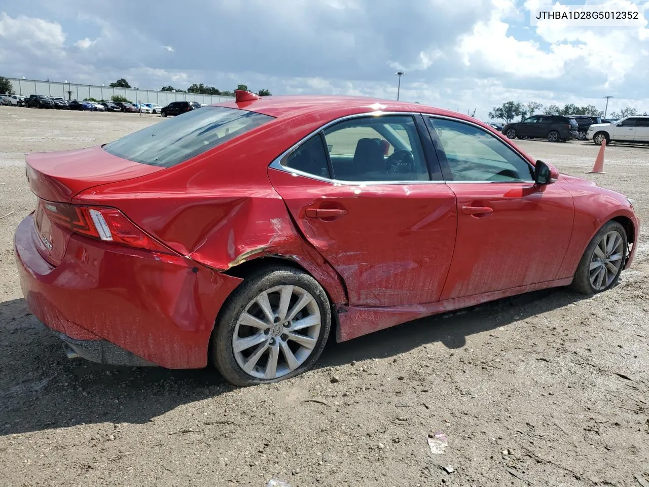 2016 Lexus Is 200T VIN: JTHBA1D28G5012352 Lot: 72750434