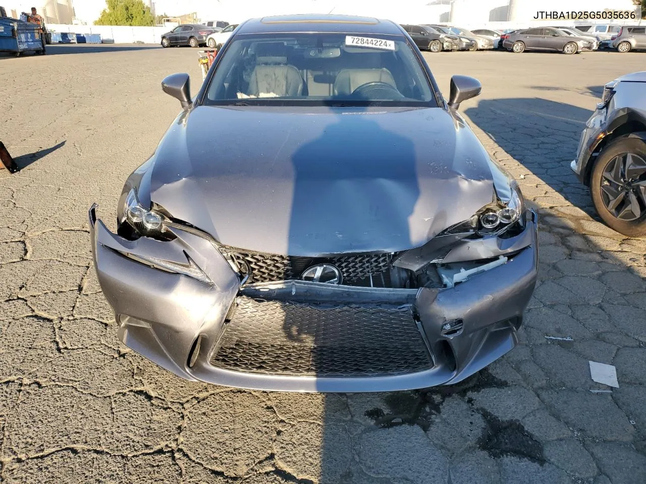 2016 Lexus Is 200T VIN: JTHBA1D25G5035636 Lot: 72844224