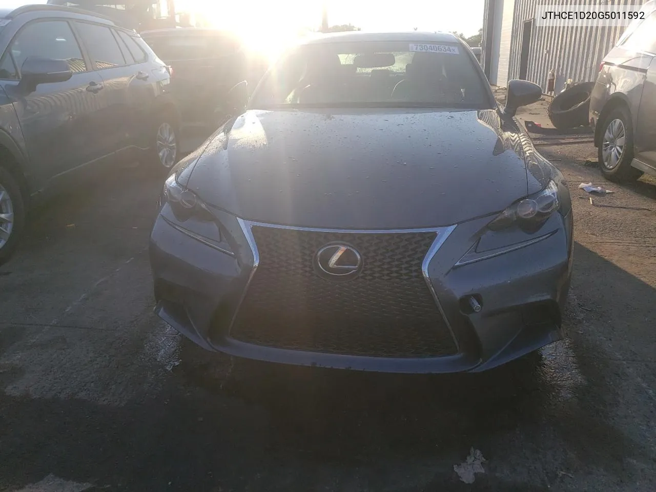 JTHCE1D20G5011592 2016 Lexus Is 350