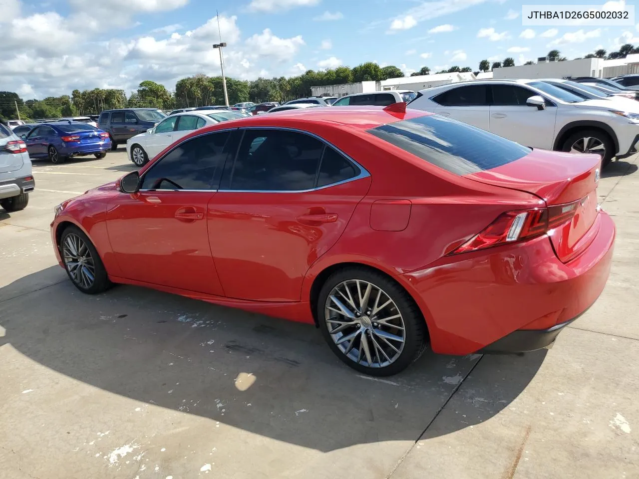 2016 Lexus Is 200T VIN: JTHBA1D26G5002032 Lot: 73880684