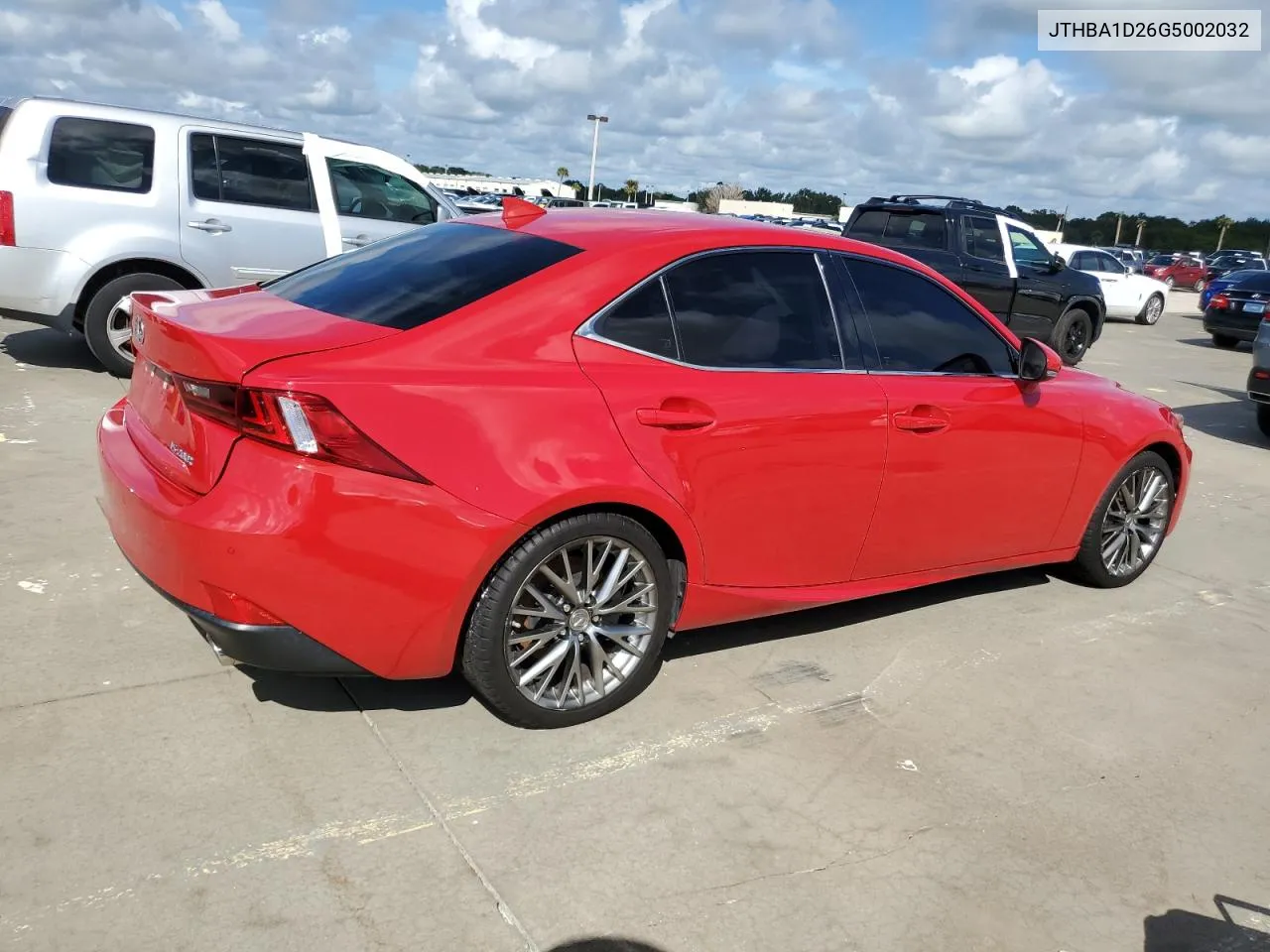 2016 Lexus Is 200T VIN: JTHBA1D26G5002032 Lot: 73880684