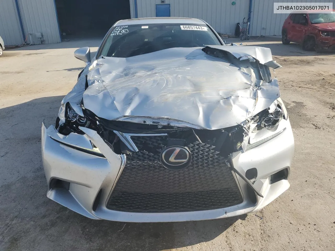 2016 Lexus Is 200T VIN: JTHBA1D23G5017071 Lot: 74231274