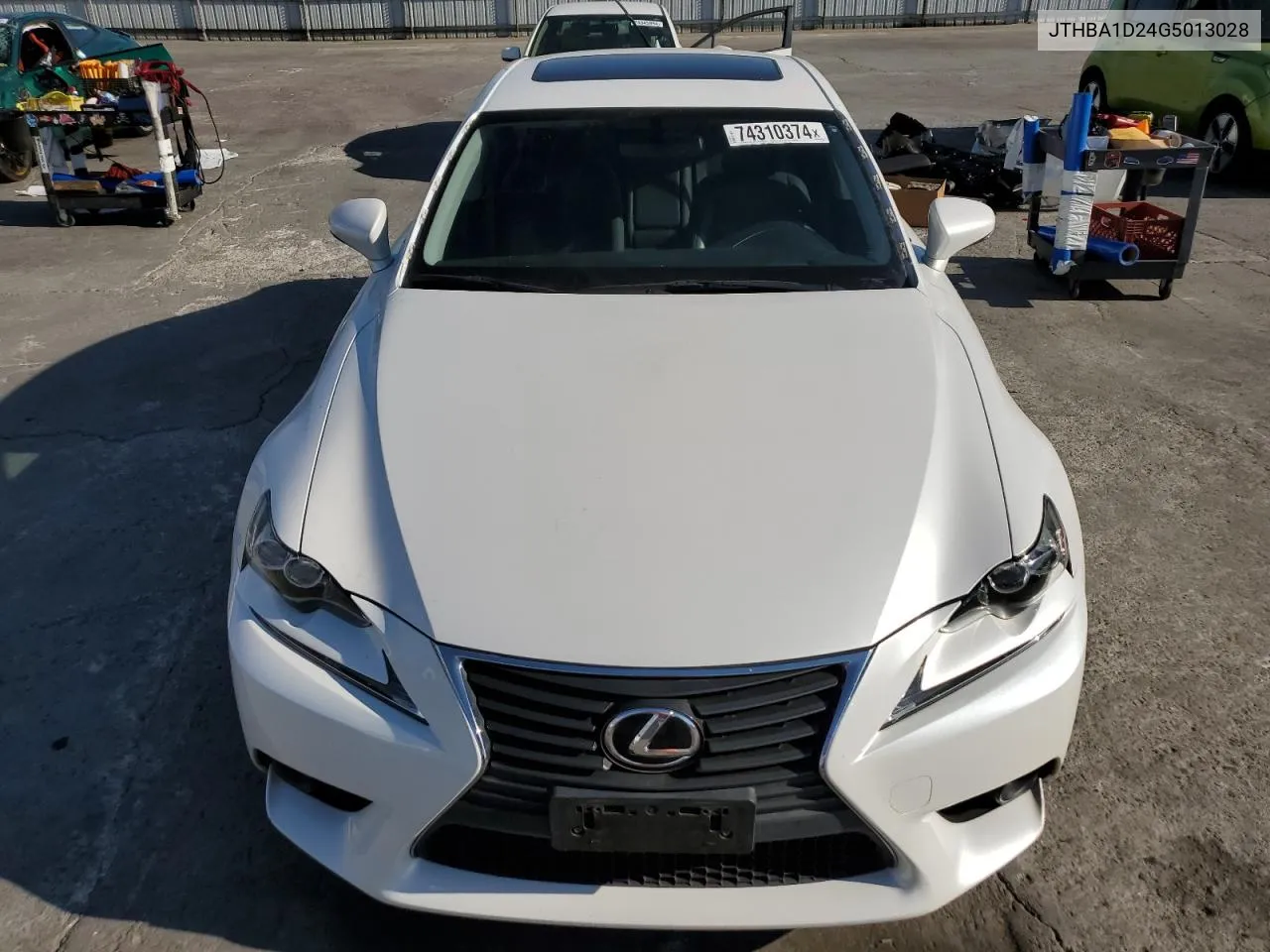 2016 Lexus Is 200T VIN: JTHBA1D24G5013028 Lot: 74310374