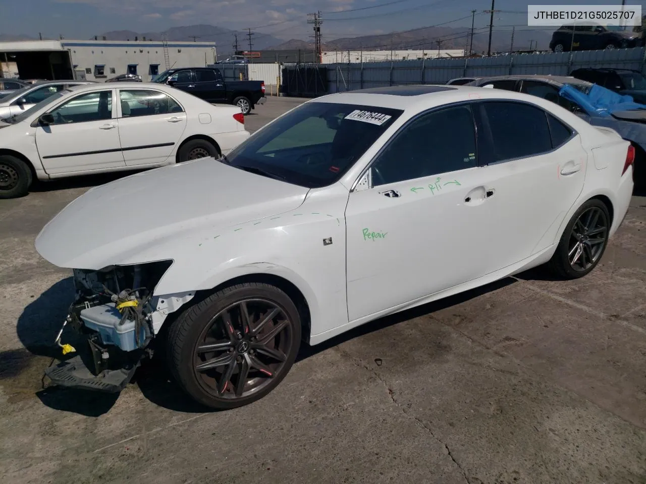 JTHBE1D21G5025707 2016 Lexus Is 350