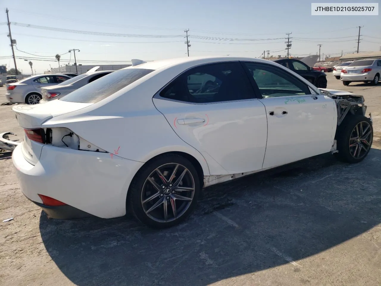 JTHBE1D21G5025707 2016 Lexus Is 350