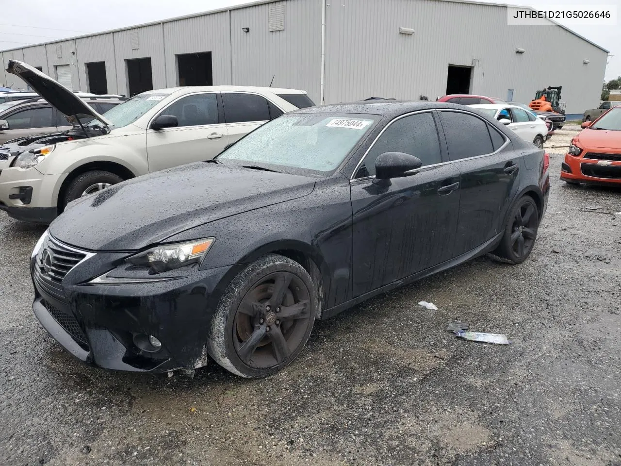 2016 Lexus Is 350 VIN: JTHBE1D21G5026646 Lot: 74975044