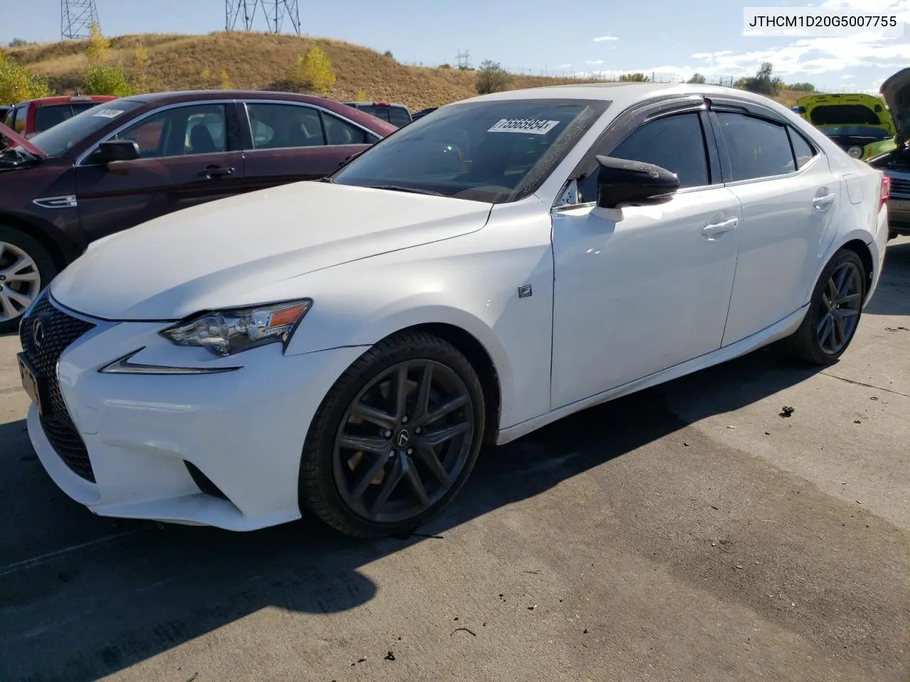 2016 Lexus Is 300 VIN: JTHCM1D20G5007755 Lot: 75565954