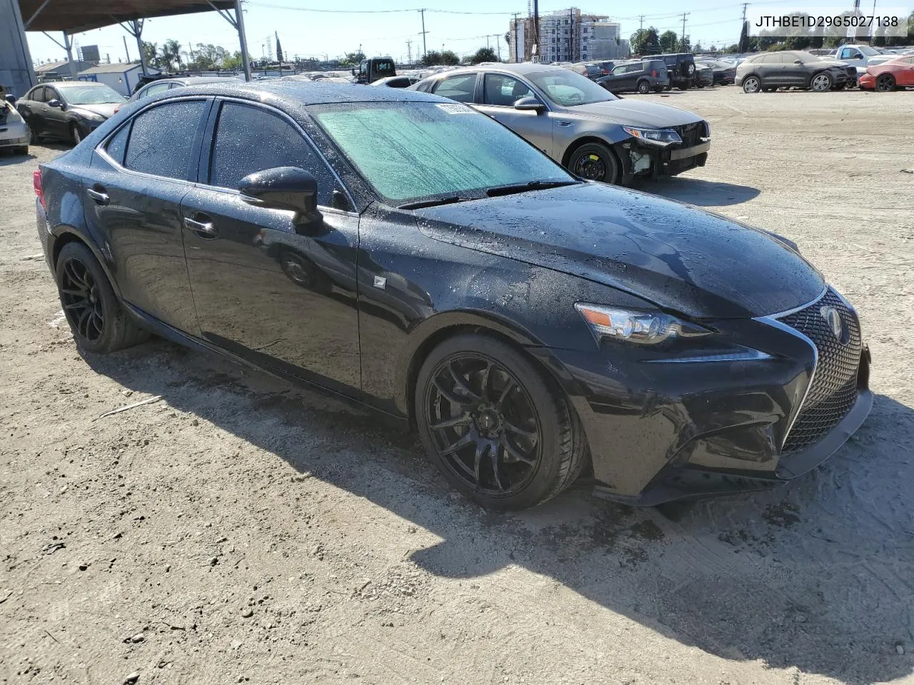 2016 Lexus Is 350 VIN: JTHBE1D29G5027138 Lot: 77597584