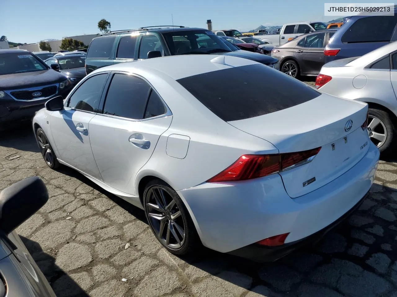 2017 Lexus Is 350 VIN: JTHBE1D25H5029213 Lot: 50107804