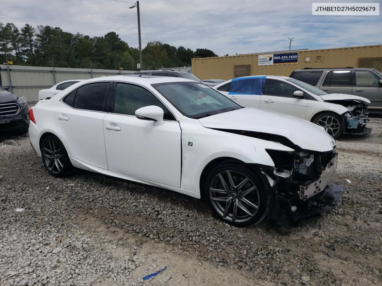 2017 Lexus Is 350 VIN: JTHBE1D27H5029679 Lot: 70850374