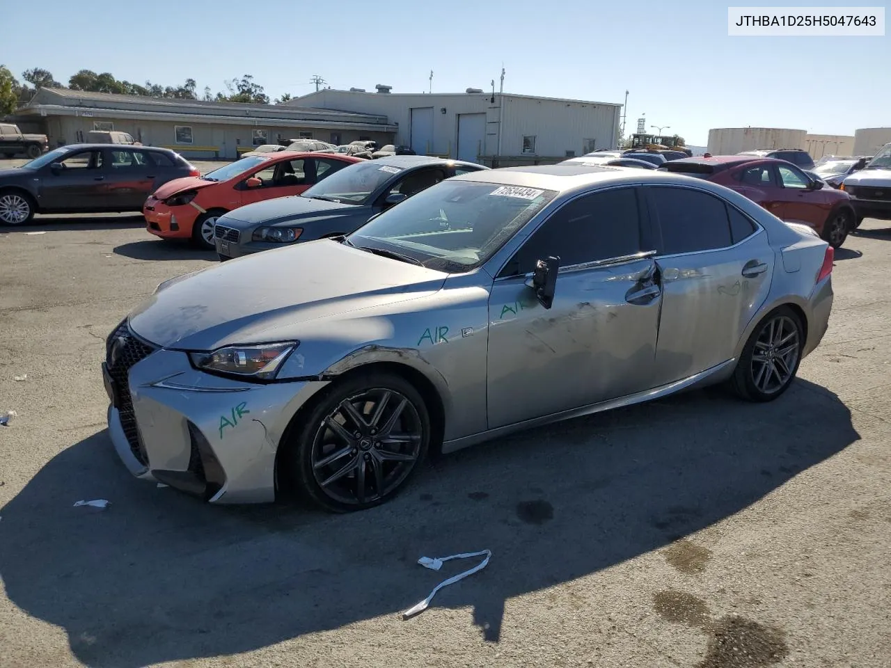 2017 Lexus Is 200T VIN: JTHBA1D25H5047643 Lot: 72634434