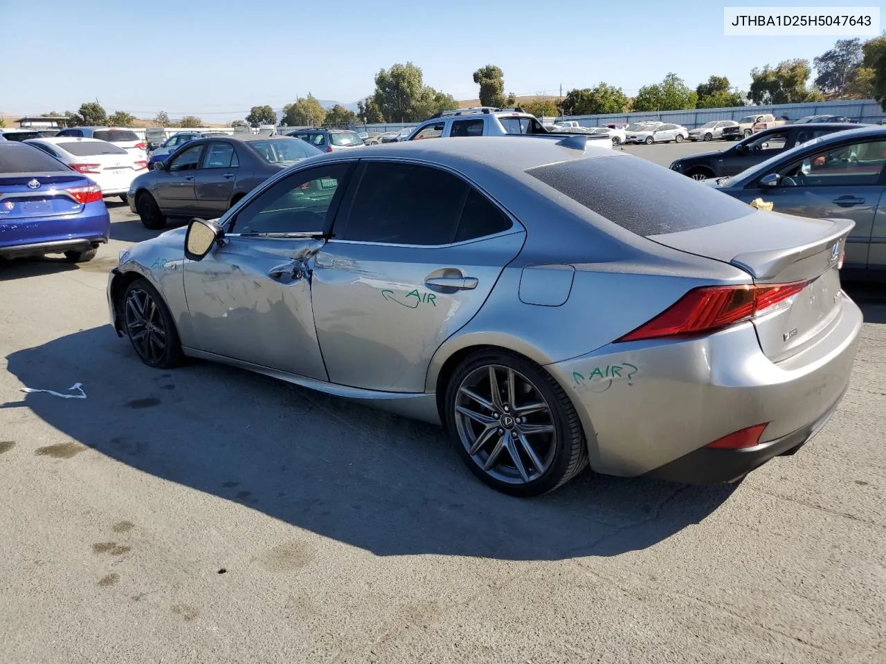 2017 Lexus Is 200T VIN: JTHBA1D25H5047643 Lot: 72634434