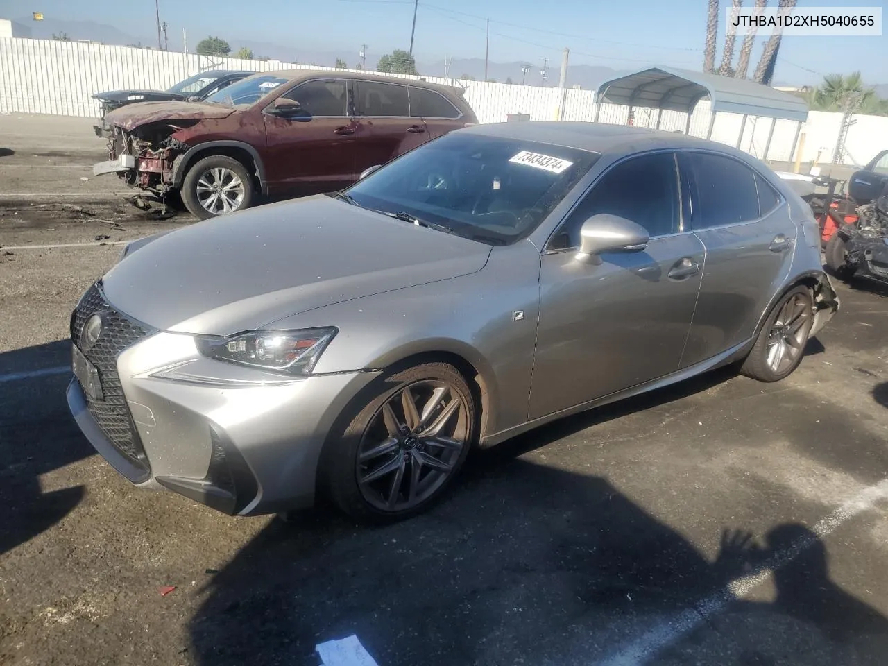 2017 Lexus Is 200T VIN: JTHBA1D2XH5040655 Lot: 73434374