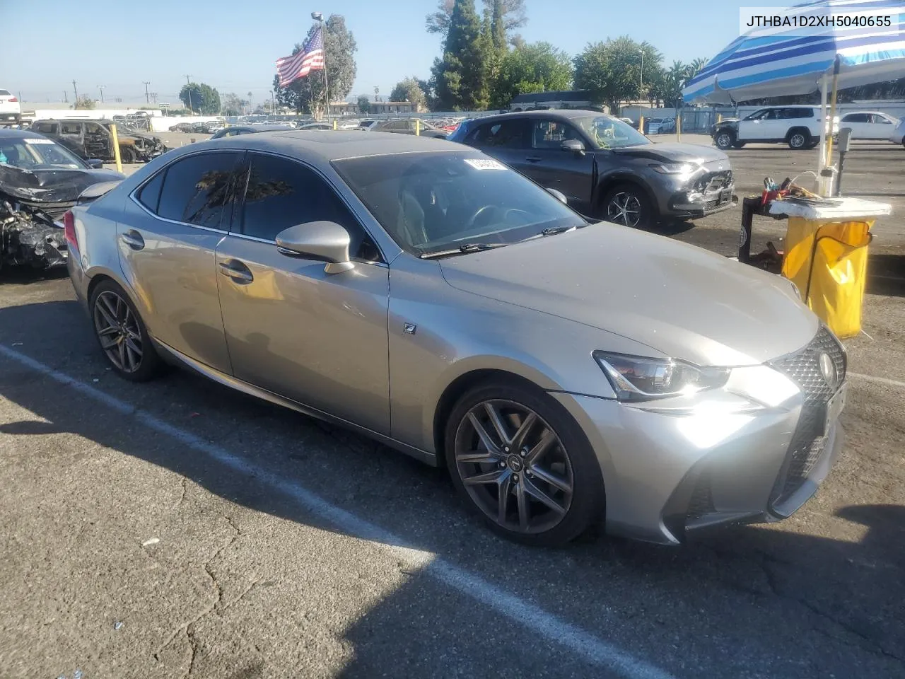 2017 Lexus Is 200T VIN: JTHBA1D2XH5040655 Lot: 73434374