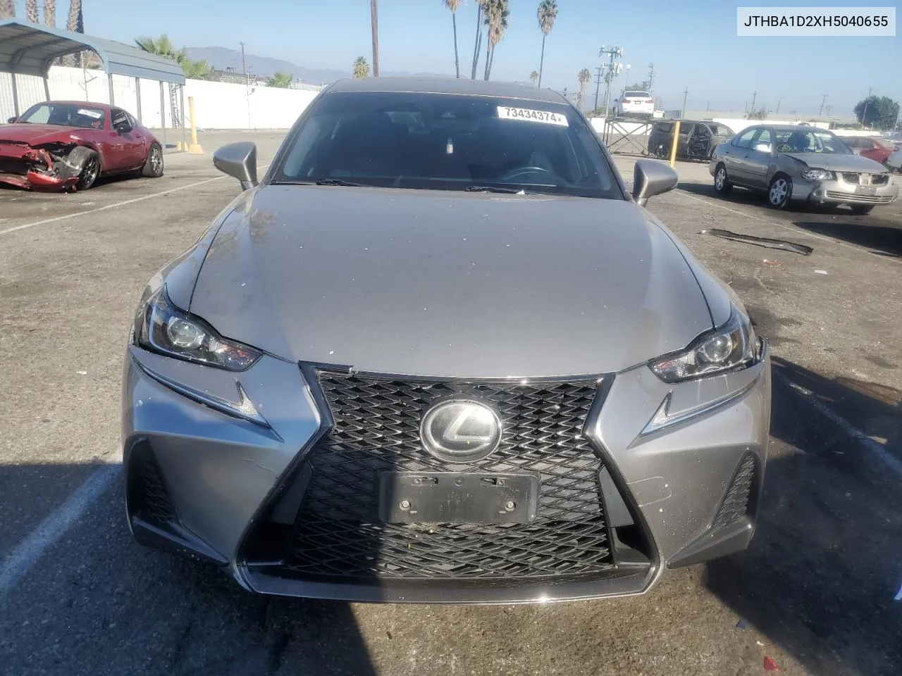 2017 Lexus Is 200T VIN: JTHBA1D2XH5040655 Lot: 73434374