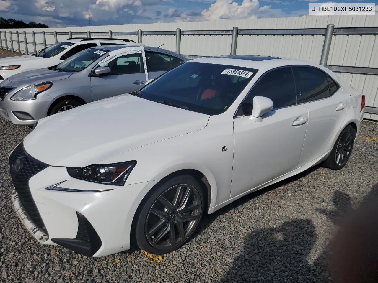 JTHBE1D2XH5031233 2017 Lexus Is 350