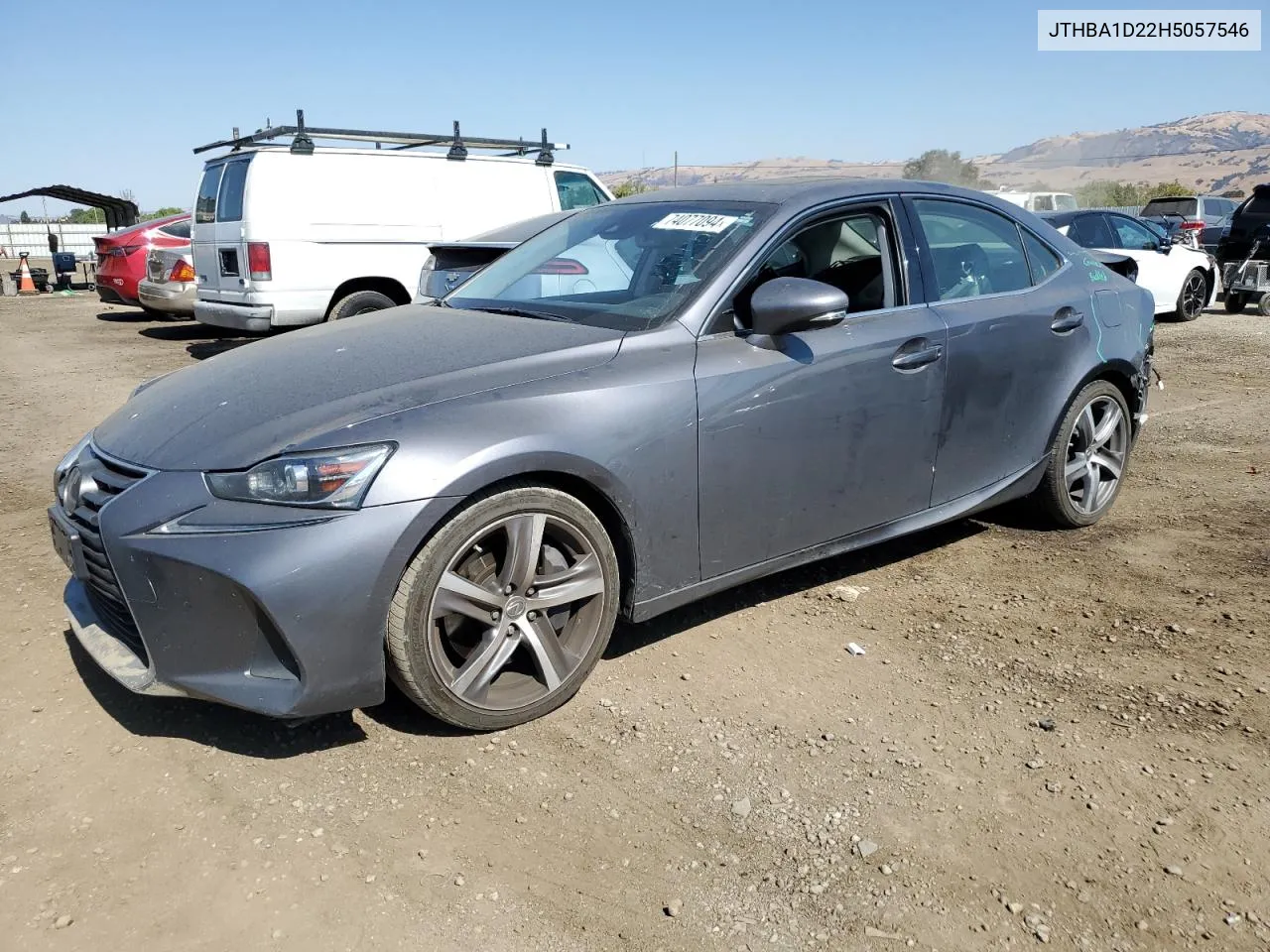 2017 Lexus Is 200T VIN: JTHBA1D22H5057546 Lot: 74077094